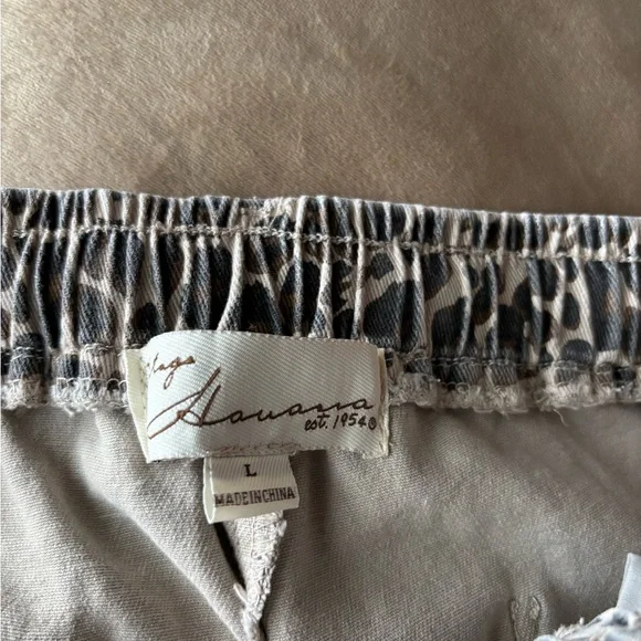 Leopard Print Stretch Wide-Leg Pants by Vintage Havana - Picture 8 of 11